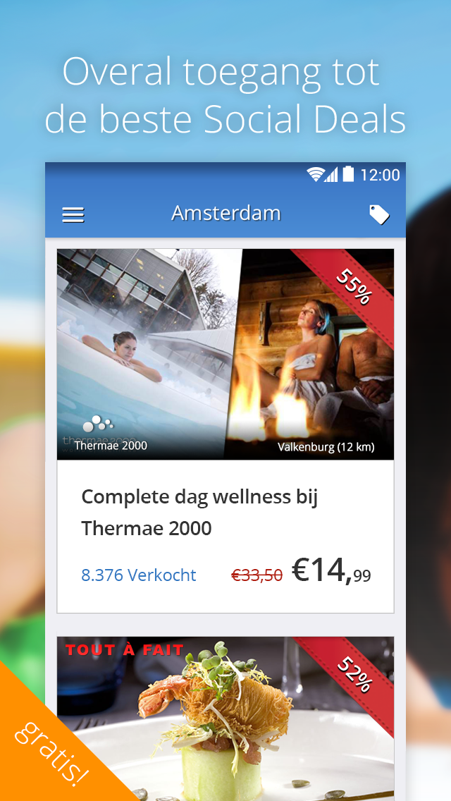Android application Social Deal - The best deals screenshort