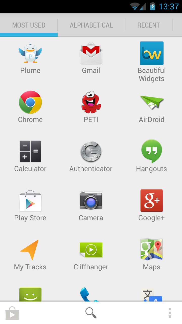 Quad Drawer, quick app drawer Screen 2
