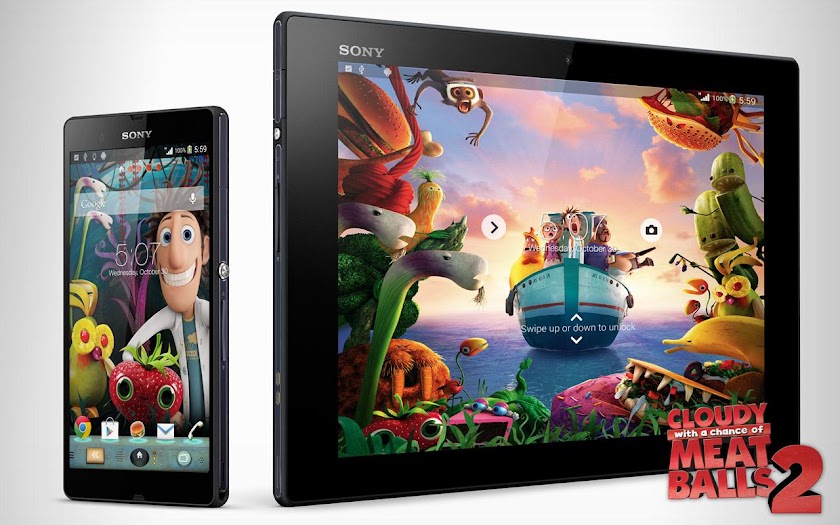 XPERIA™ Meatballs Theme Screen 3