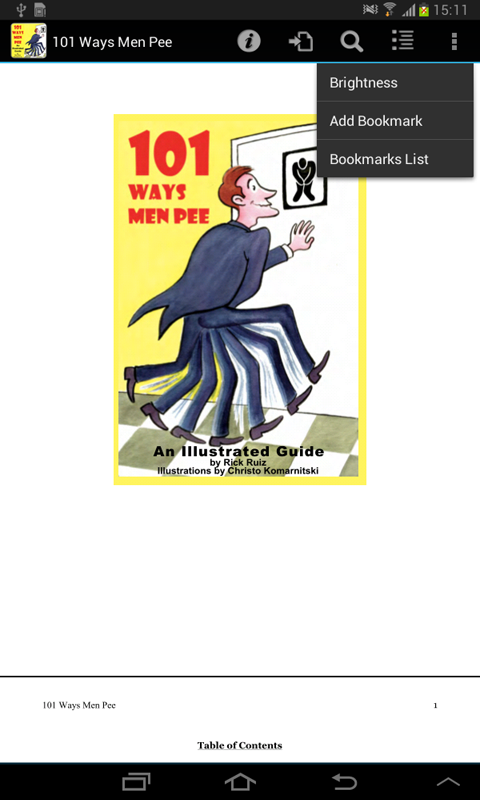 101 Ways Men Pee Screen 1