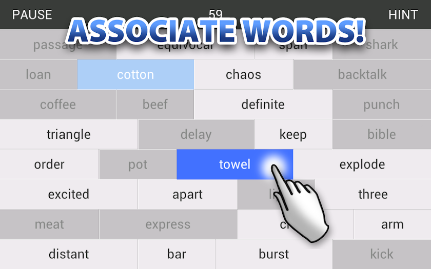 Word Wall - Association Game Screen 1