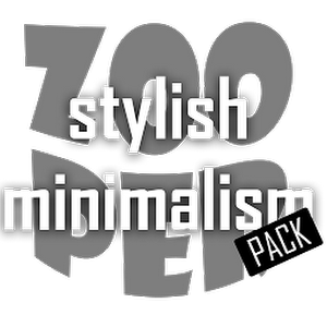 Stylish Minimalism Pack Zooper --> Free (changed price on Google Play Store ))