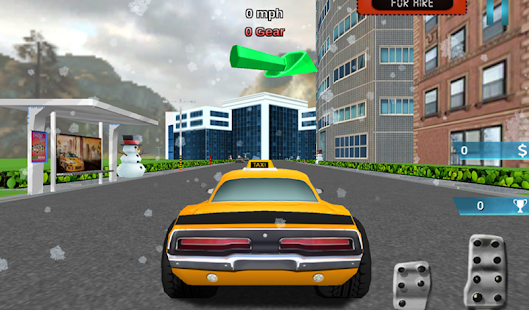 3D Santa Taxi Drive Screenshots 6