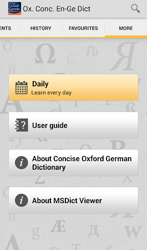 【免費書籍App】CONCISE OXFORD GERMAN DICT-APP點子