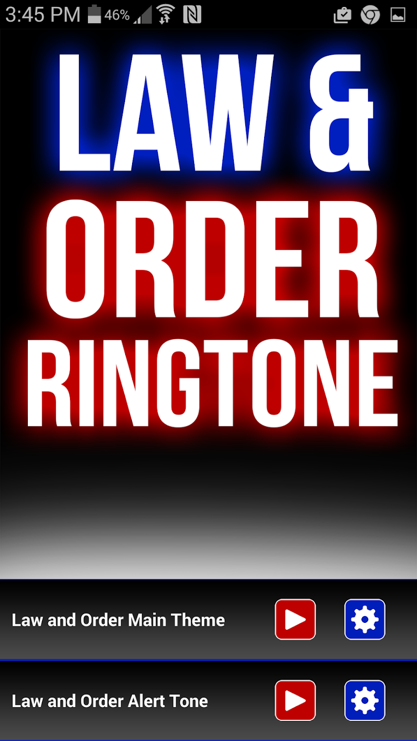Law and Order Svu Ringtone Screen 1
