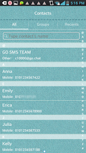 Fabric Cloud go sms theme Screenshots 2