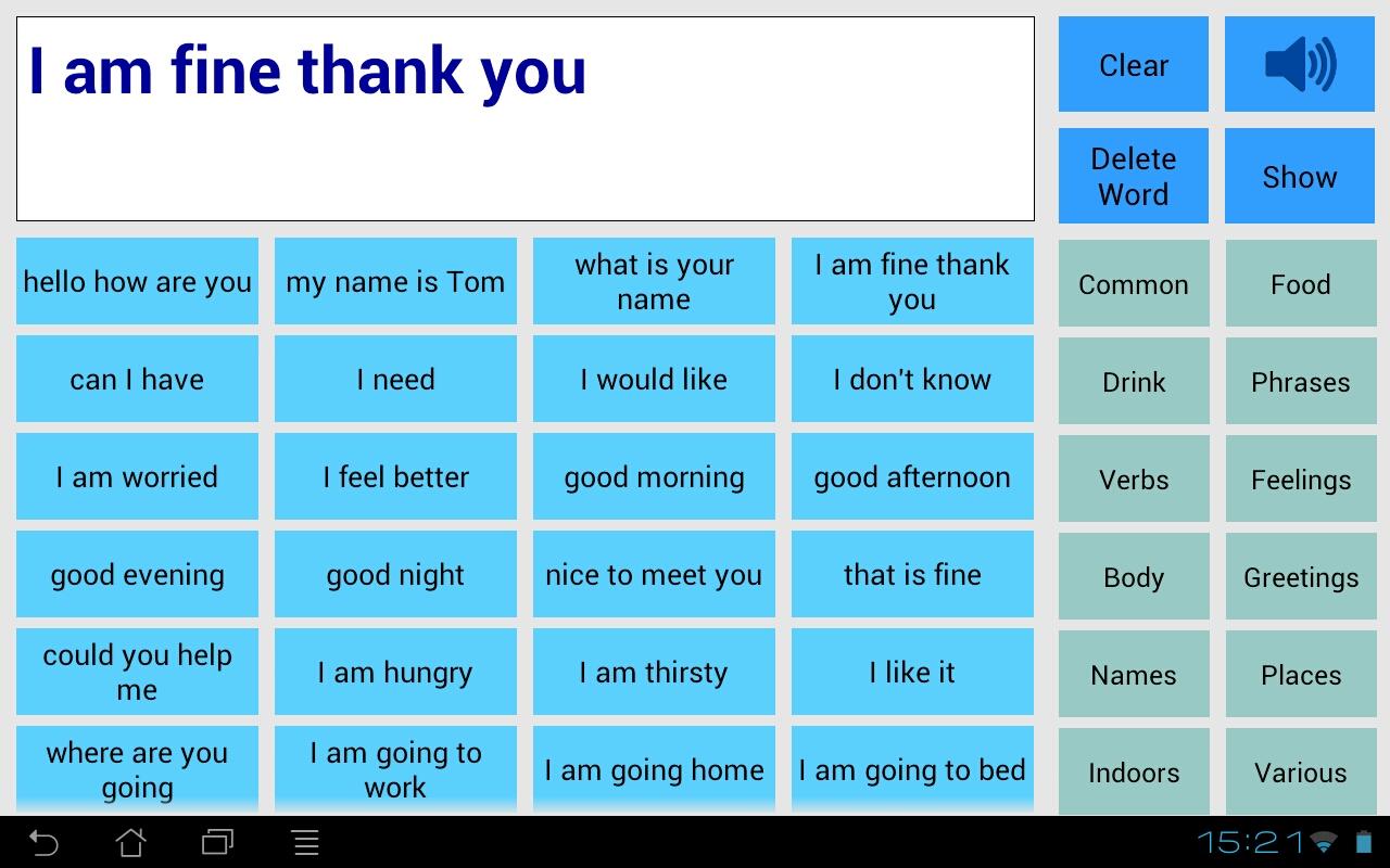 Speech Assistant AAC Android Apps on Google Play