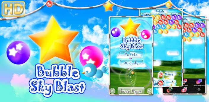 Android Bubble Sky Blast HD 1.9 apk