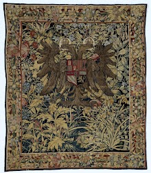 Tapestry with the arms of Emperor Charles V