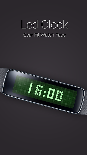 Led Clock for Gear Fit