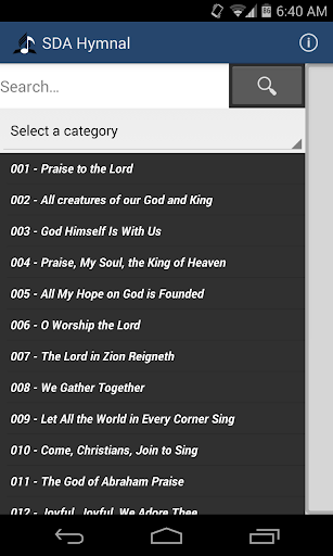 Hymnal SDA Mobile