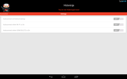 Hideninja VPN - screenshot thumbnail