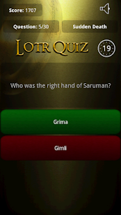 LotR Quiz Screenshots 2