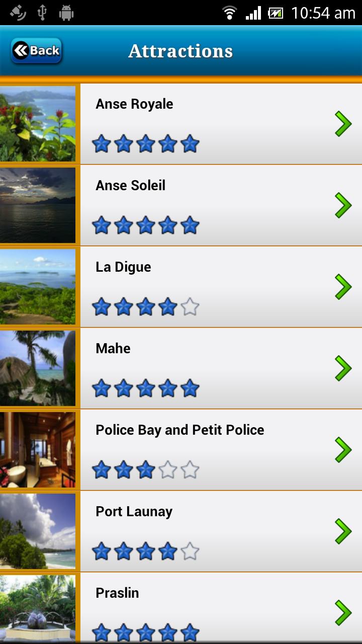 Seychelles Offline Map Guide Screen 3