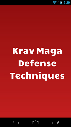 Krav Maga Defense Techniques