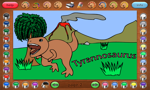 免費下載教育APP|Coloring Book 21: Dinosaurs app開箱文|APP開箱王