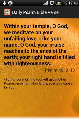 Free Daily Bible Verses Psalms