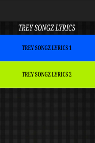 Just The Lyrics - Trey Songz