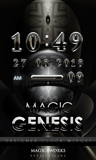 Genesis Digital Clock Widget