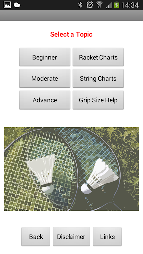 Racket Recommender