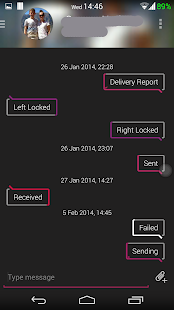 Download EvolveSMS Lines Purple 2 Tone APK