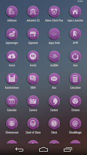 How to install VM9 Purple Glass Icons lastet apk for android