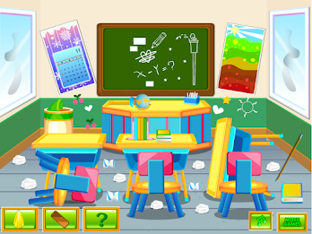 Class room cleaning poster 1