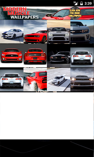 Modern Muscle Cars Wallpaper
