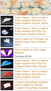 How to make Paper Airplanes