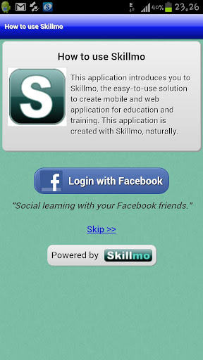 How to use Skillmo