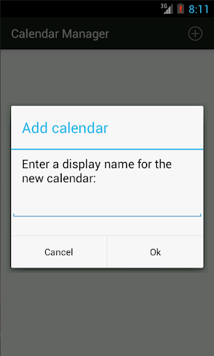 Offline Calendar Manager