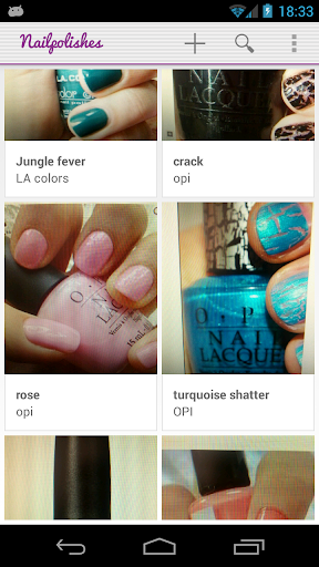Nail polishes: your collection