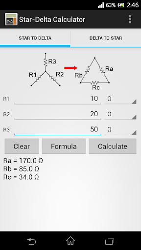 Star-Delta Calculator