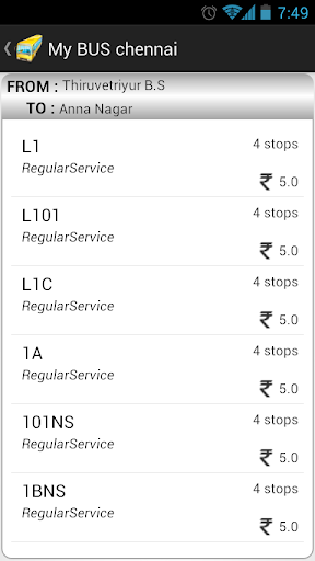 【免費交通運輸App】My BUS chennai(MTC)-APP點子