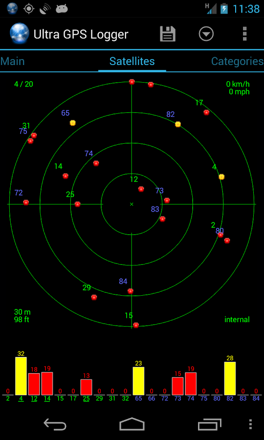    Ultra GPS Logger- screenshot  