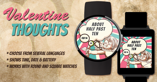 Valentine Thoughts Watch Face