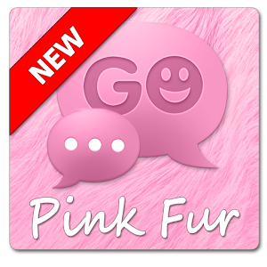 Pink Fur GO SMS Theme.apk 1.1