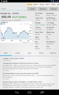 Stock Quote for Tablet Screenshots 18