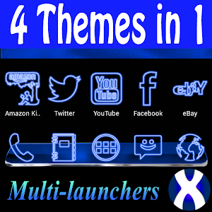 Blue Neon Complete 4 Themes