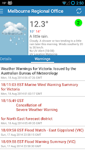 Au Weather Screenshots 2