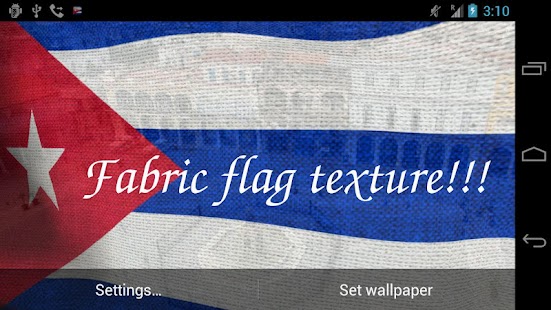 download 3D Cuba Flag Live Wallpaper free