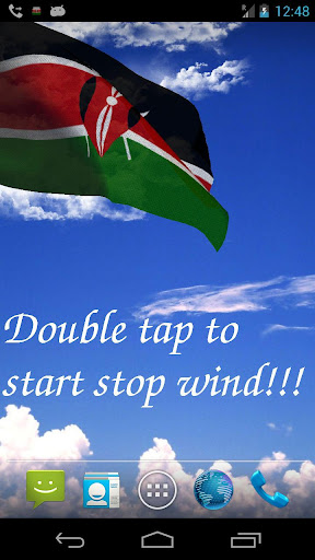 3D Kenya Flag Live Wallpaper +