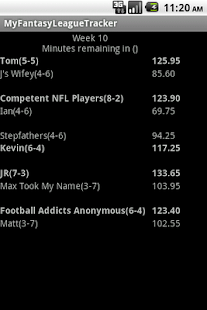 Free Download MyFantasyLeague.com Tracker APK for Android