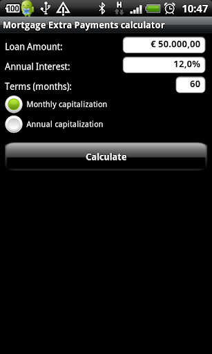 Mortgage Extra calculator Lite