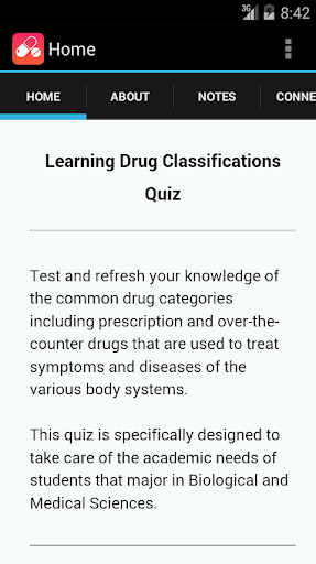 【免費教育App】Drug Classifications Quiz-APP點子