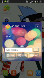GO SMS City Lights Theme Screenshots 6