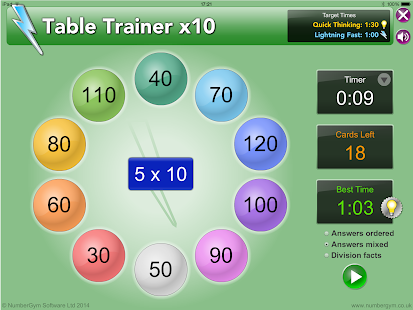 Free Download Table Trainer by NumberGym APK for PC