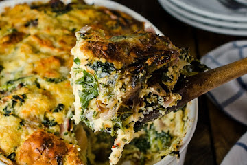 Vegetarian Cheese Strata