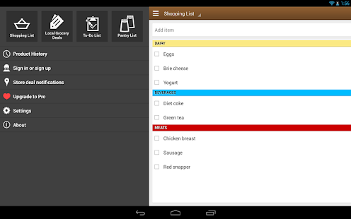 Out of Milk Shopping List - screenshot thumbnail