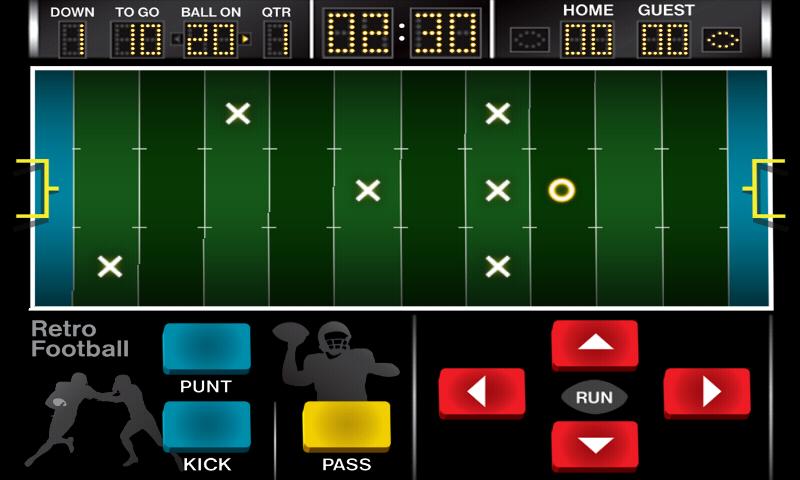 Android application Retro Football screenshort